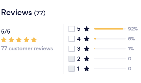 Customer review 1